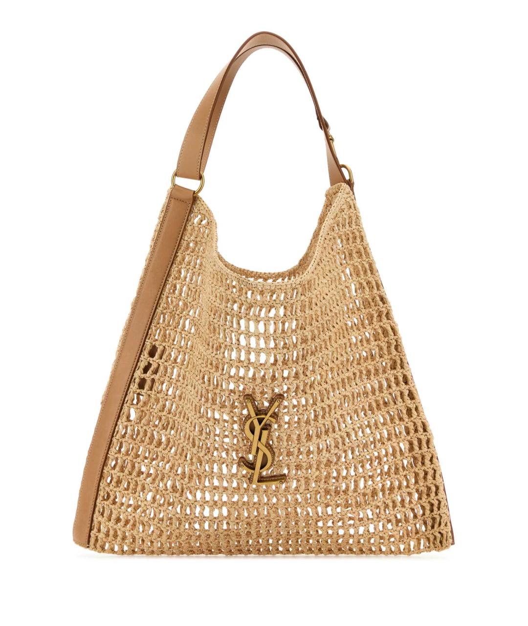 SAINT LAURENT Бежевая сумка тоут, фото 1