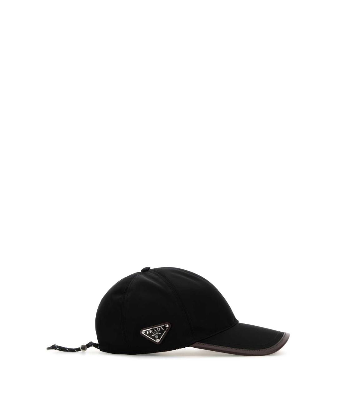 PRADA Черная хлопковая кепка/бейсболка, фото 2
