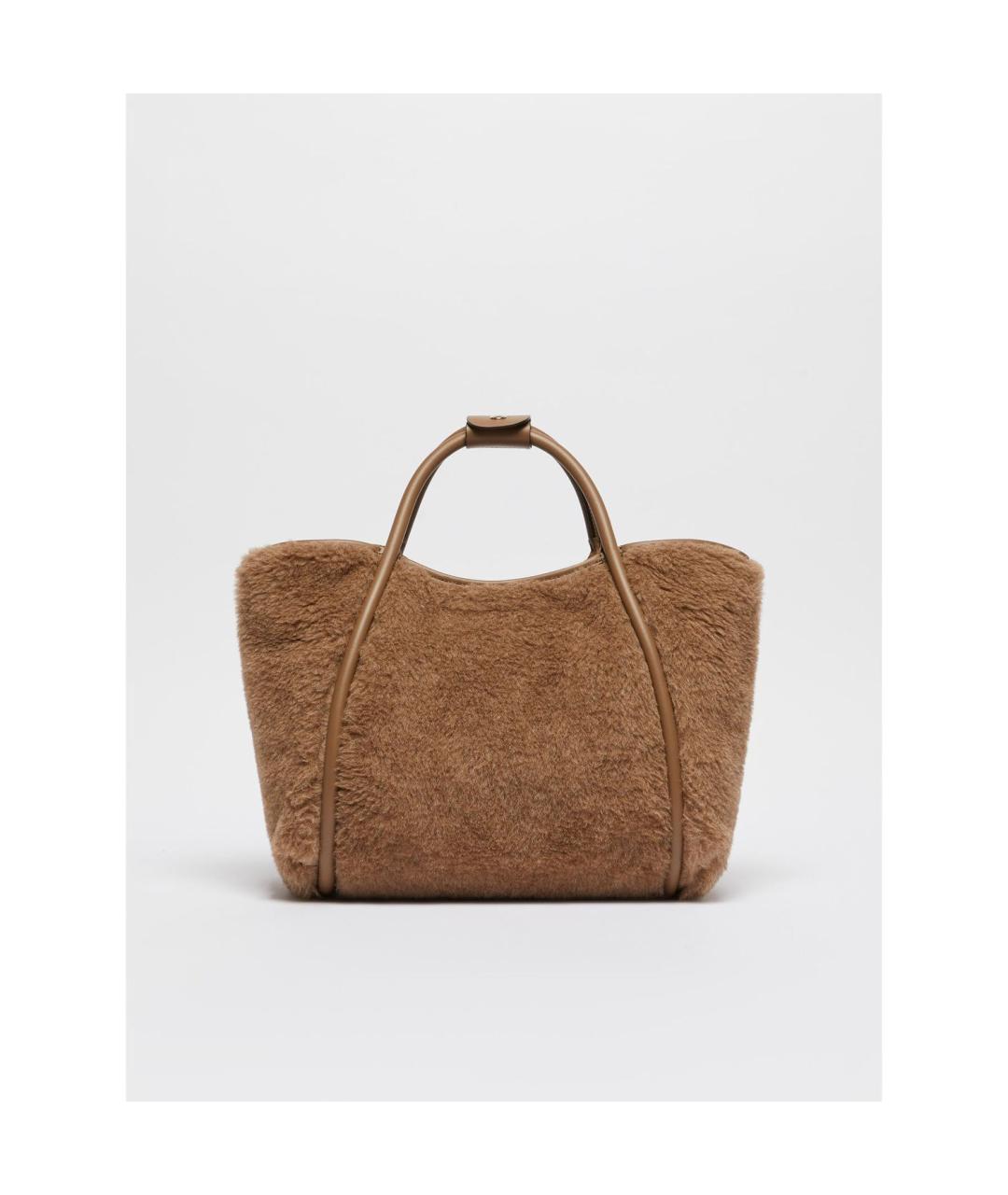 MAX MARA Коричневая сумка тоут, фото 3