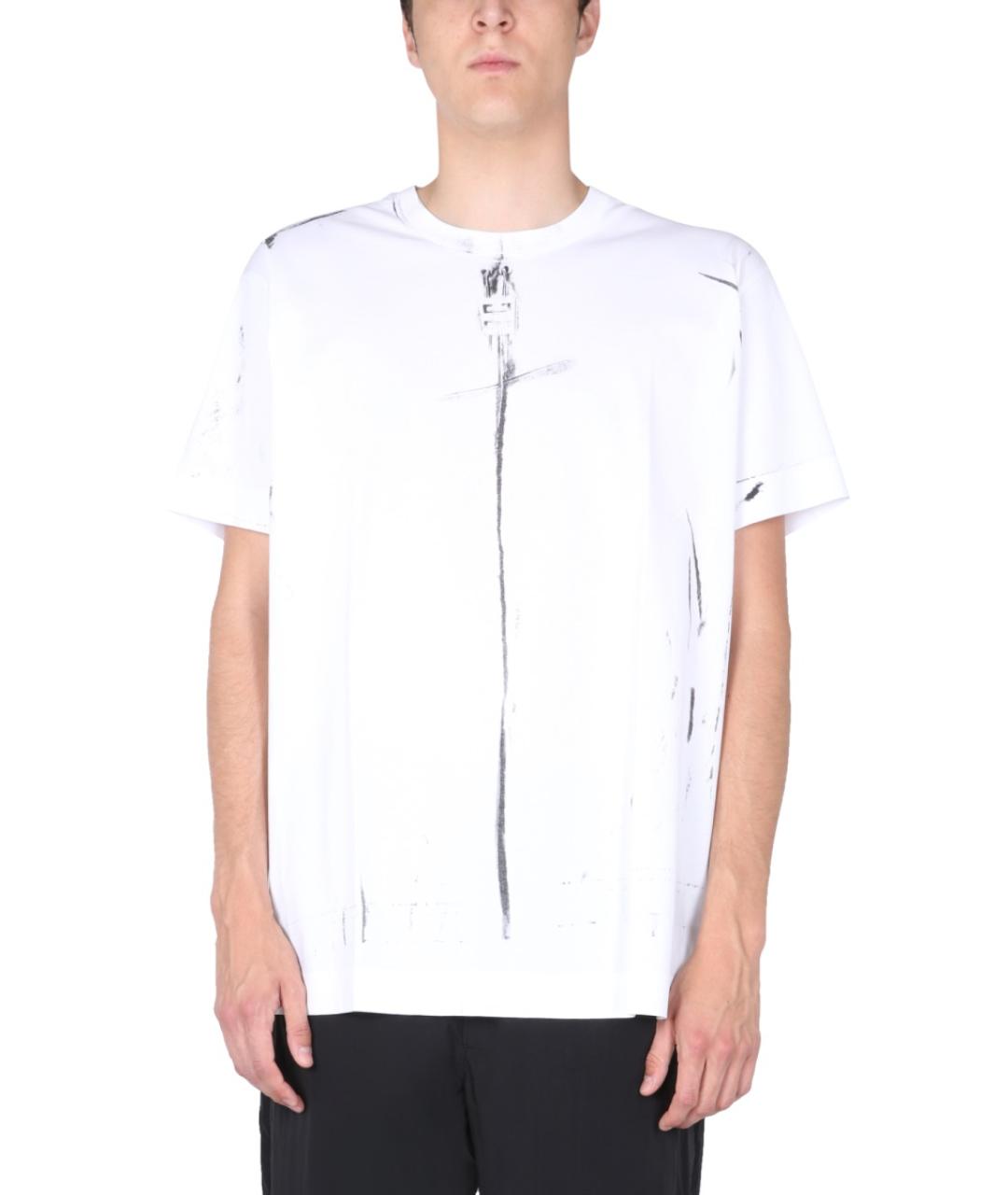 GIVENCHY Белая хлопковая футболка, фото 5