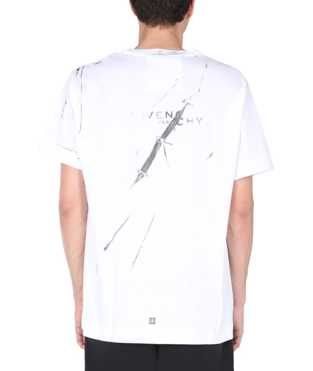 GIVENCHY Белая хлопковая футболка, фото 3