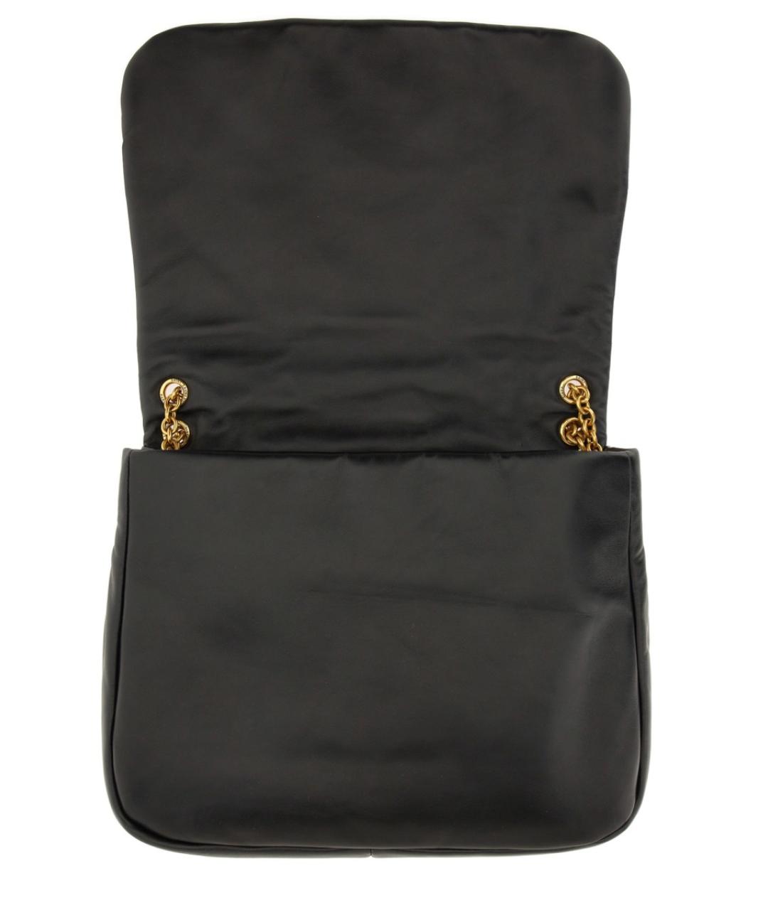 SAINT LAURENT Черная кожаная сумка через плечо, фото 3