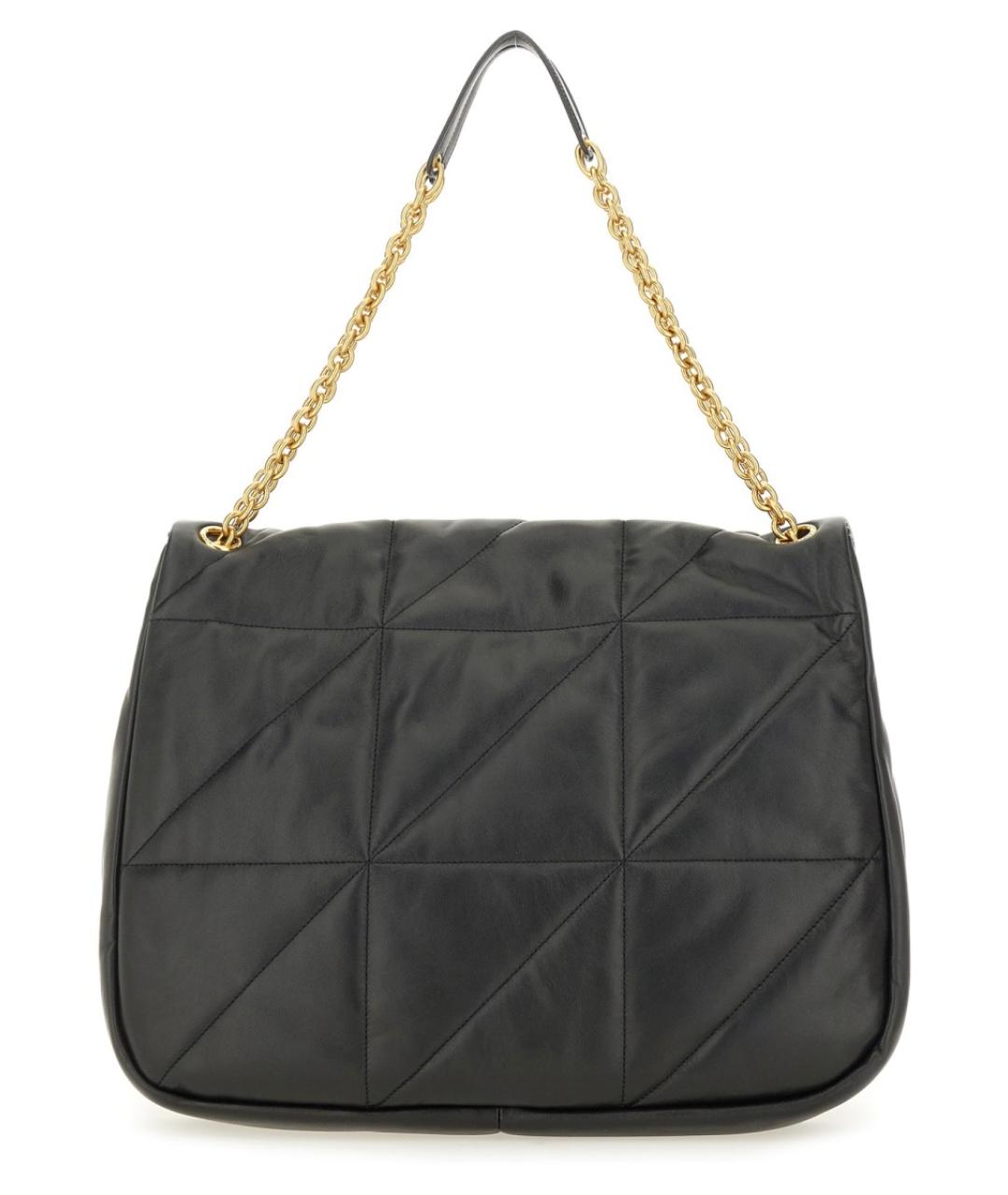 SAINT LAURENT Черная кожаная сумка через плечо, фото 2