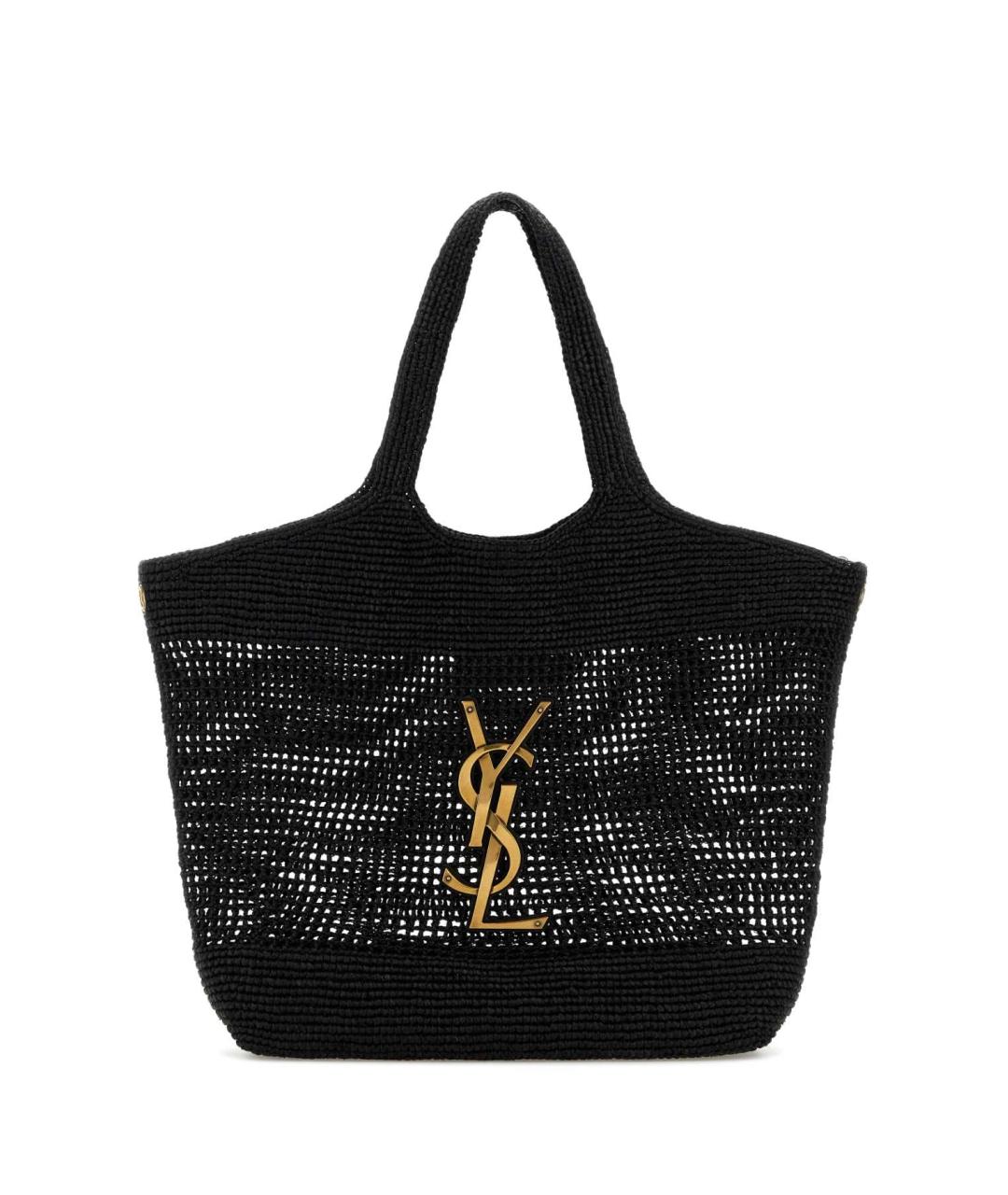 SAINT LAURENT Черная сумка тоут, фото 1