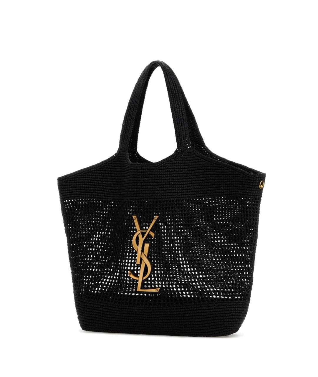 SAINT LAURENT Черная сумка тоут, фото 2