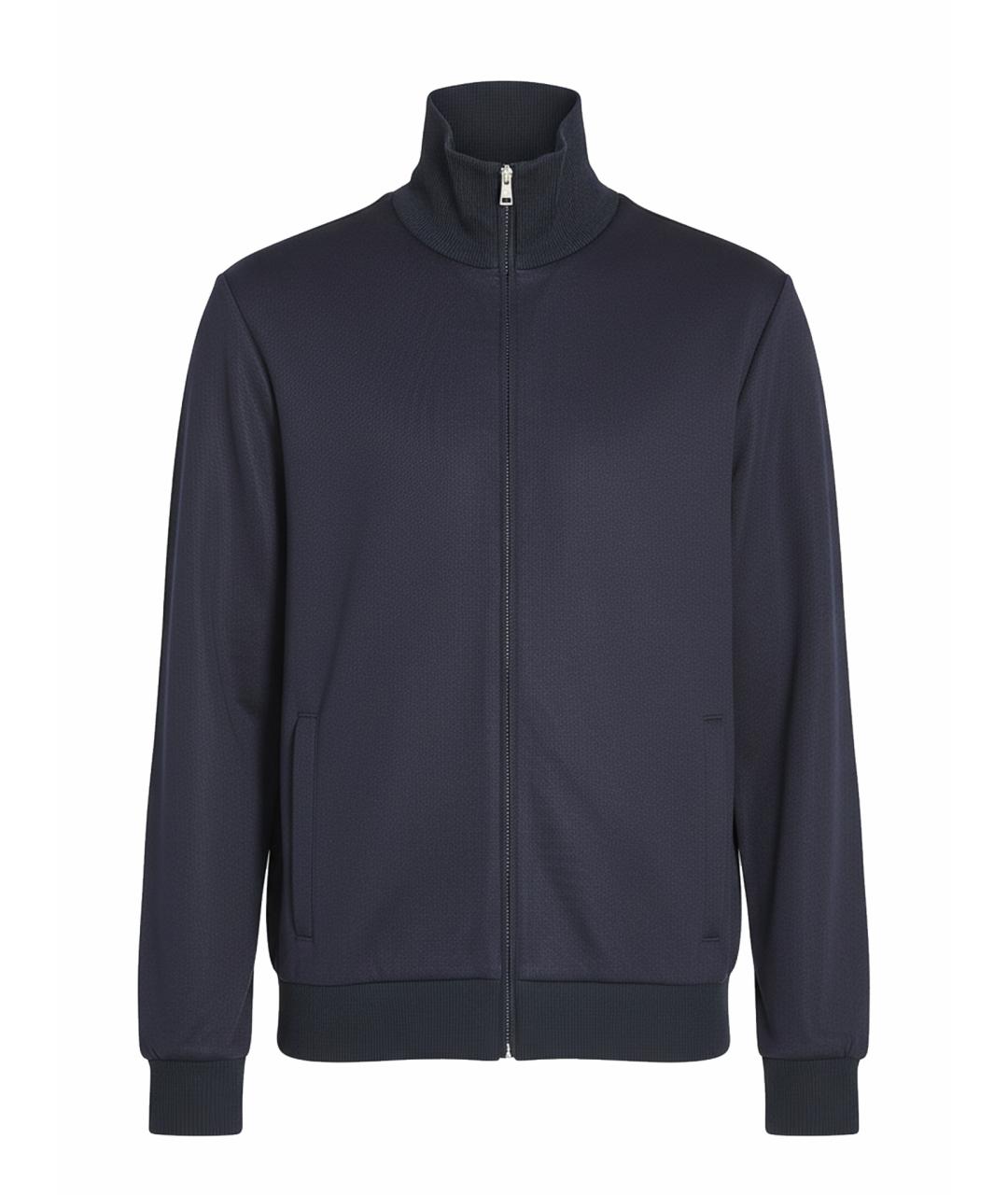 GUCCI Синяя полиэстеровая куртка, фото 1