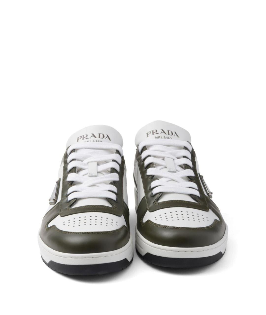 PRADA Мульти кожаные низкие кроссовки / кеды, фото 3