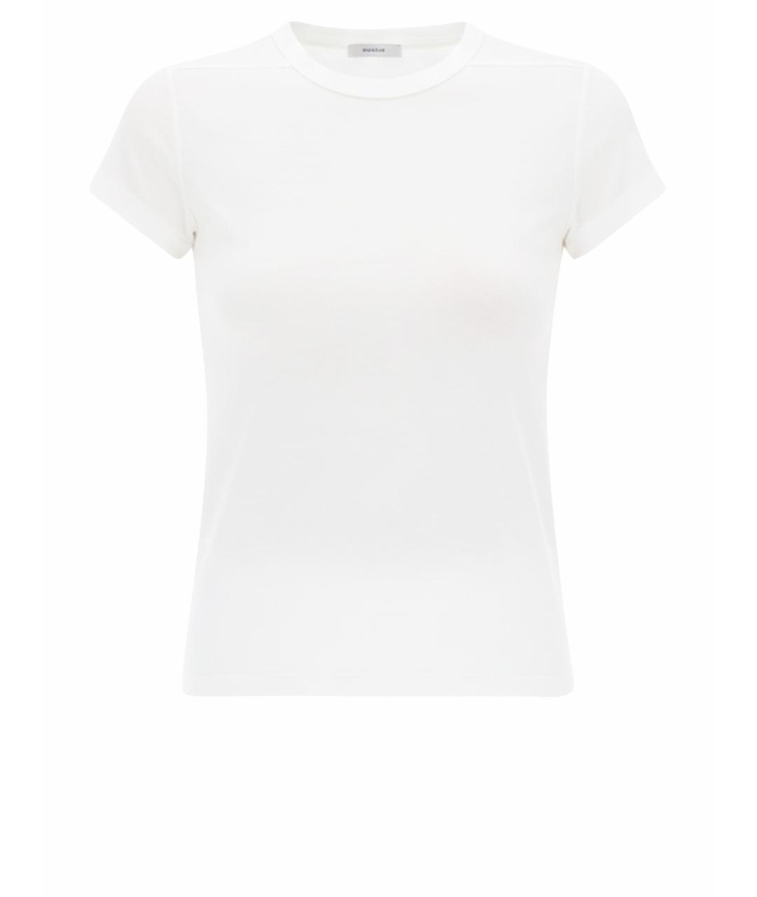 RICK OWENS Белая хлопковая футболка, фото 1