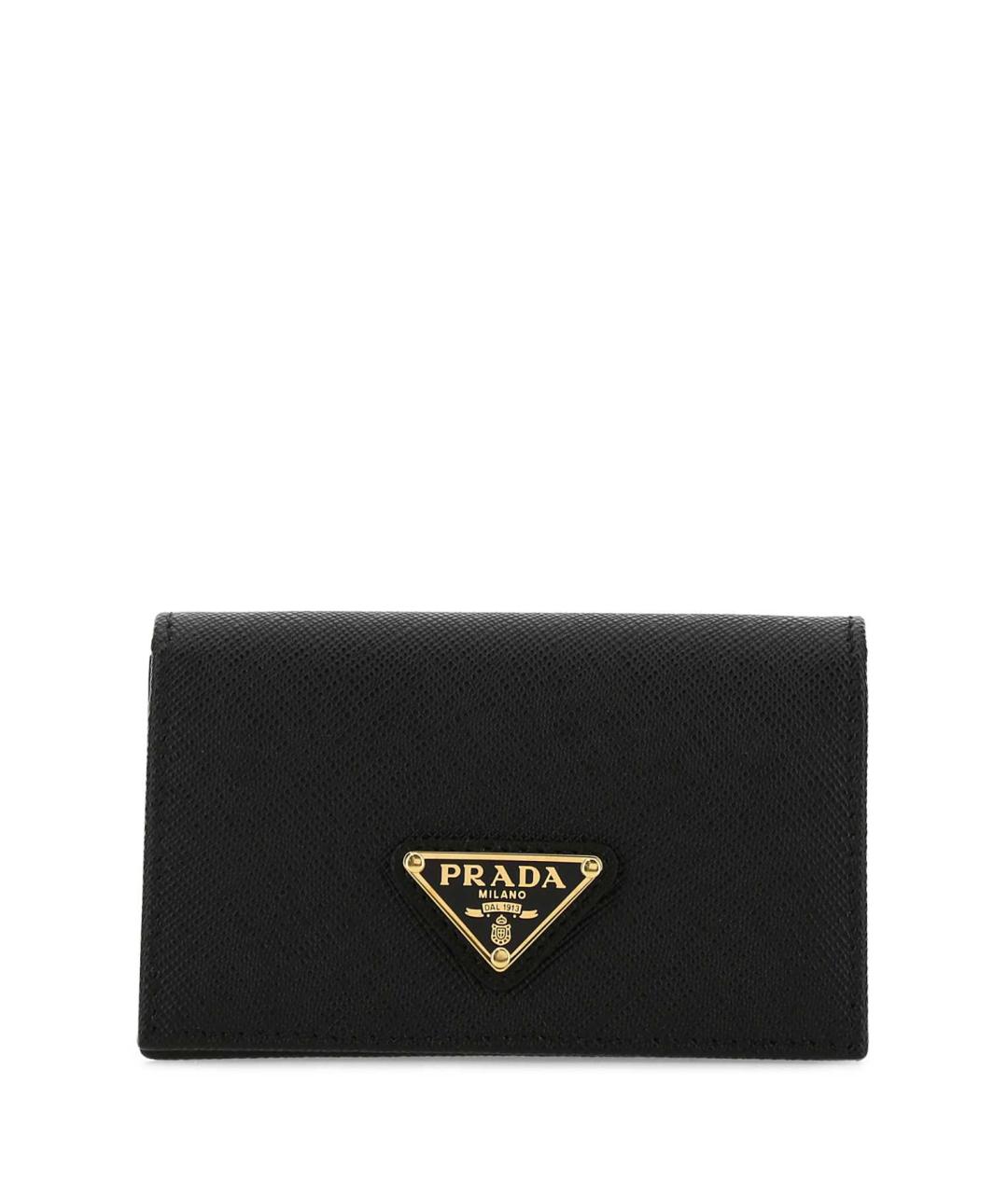 PRADA Черный кожаный кардхолдер, фото 1
