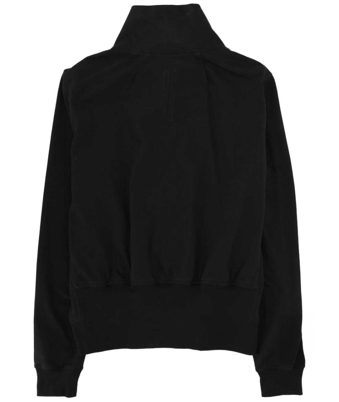 RICK OWENS Черный хлопковый джемпер / свитер, фото 3