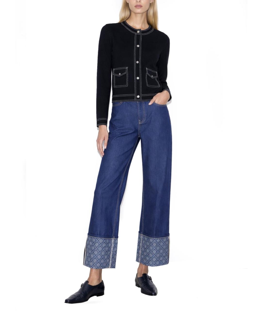 TORY BURCH Черный шерстяной кардиган, фото 2