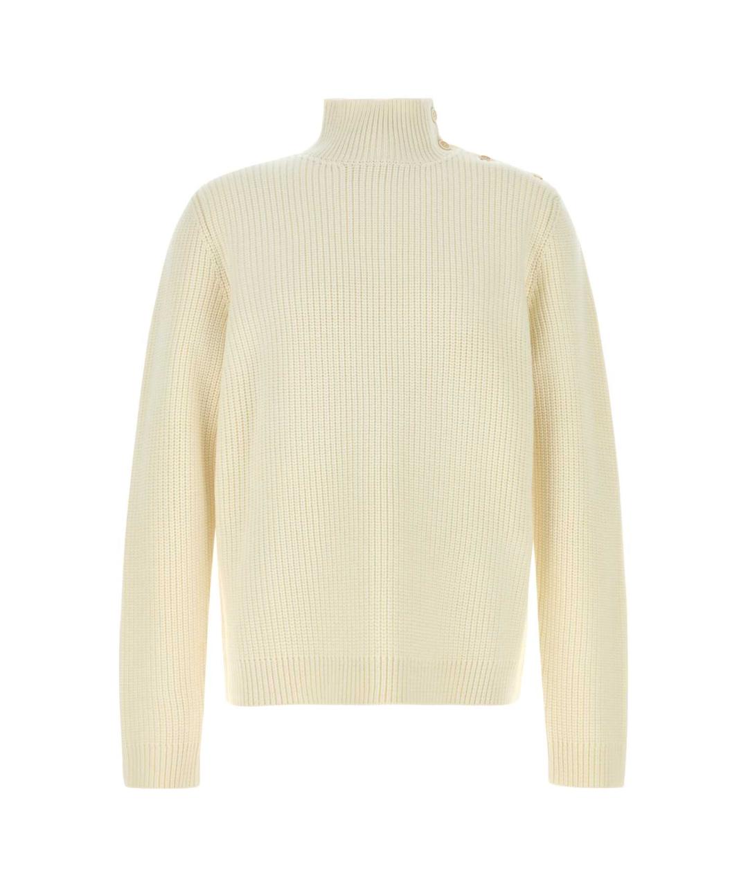 PRADA Белый шерстяной джемпер / свитер, фото 1