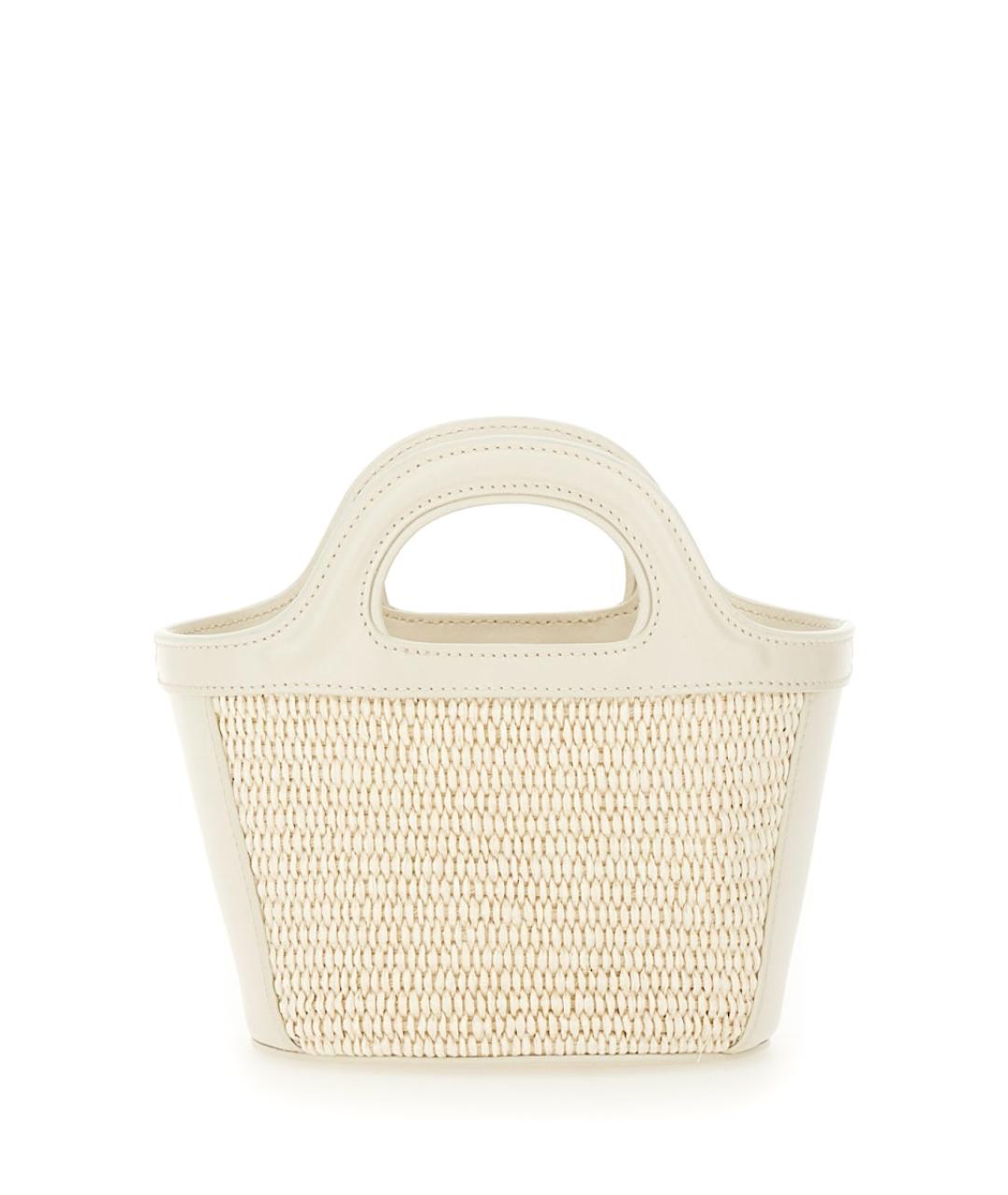 MARNI Розовая кожаная сумка с короткими ручками, фото 3