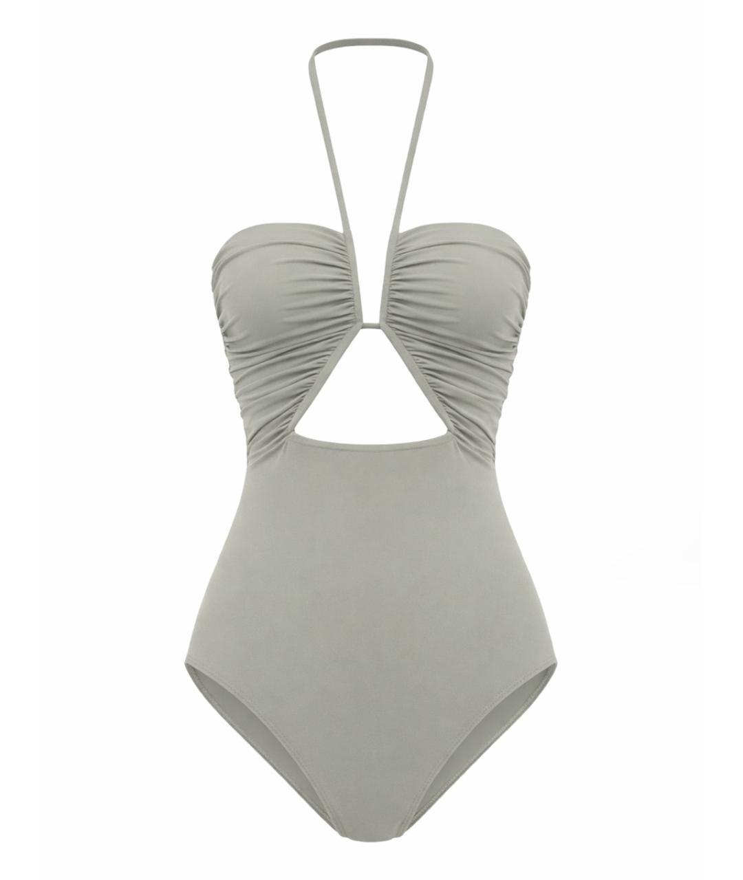 RICK OWENS Серый полиамидовый купальник, фото 1