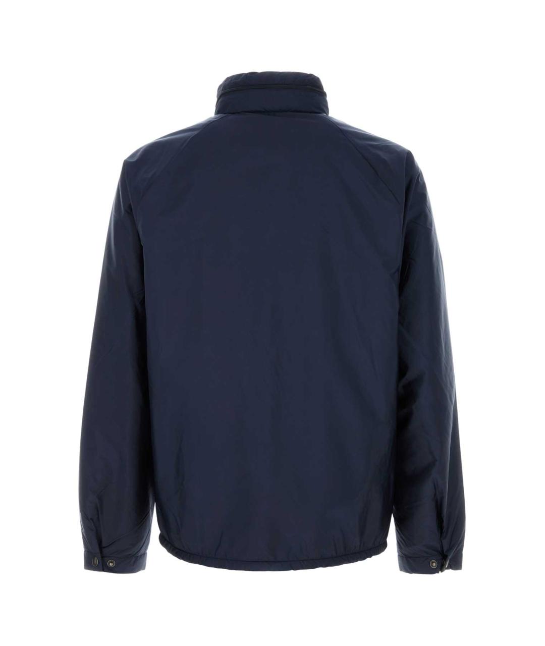 PRADA Синяя полиэстеровая куртка, фото 2