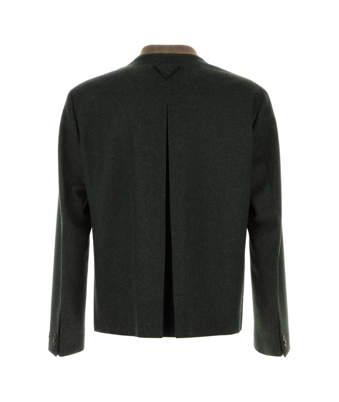 PRADA Зеленая вискозная куртка, фото 2