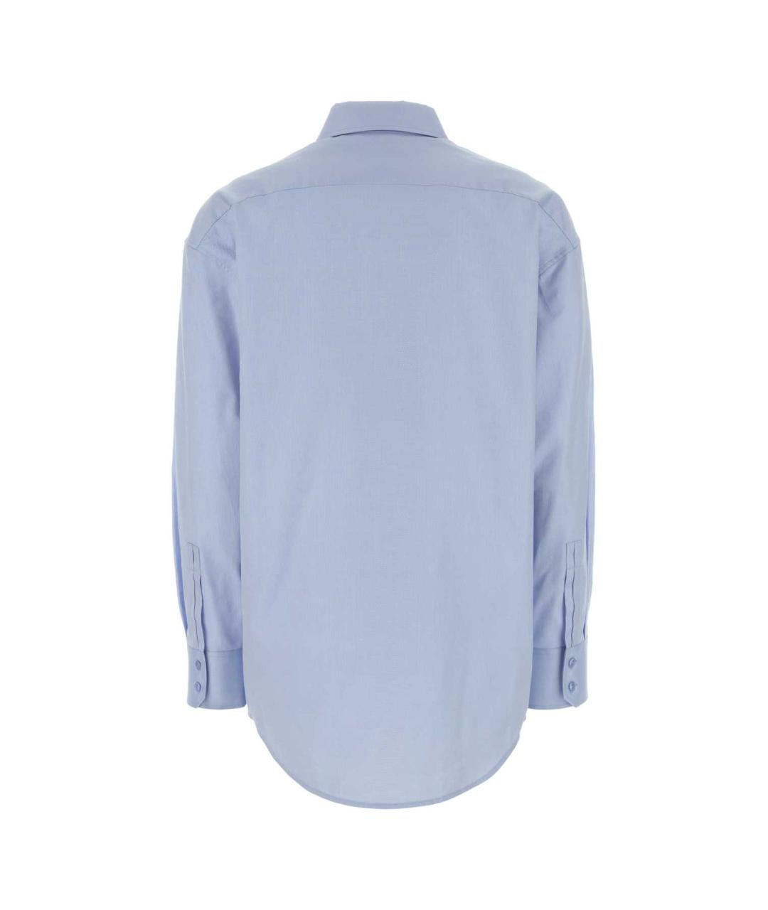 SAINT LAURENT Голубая хлопковая рубашка, фото 2