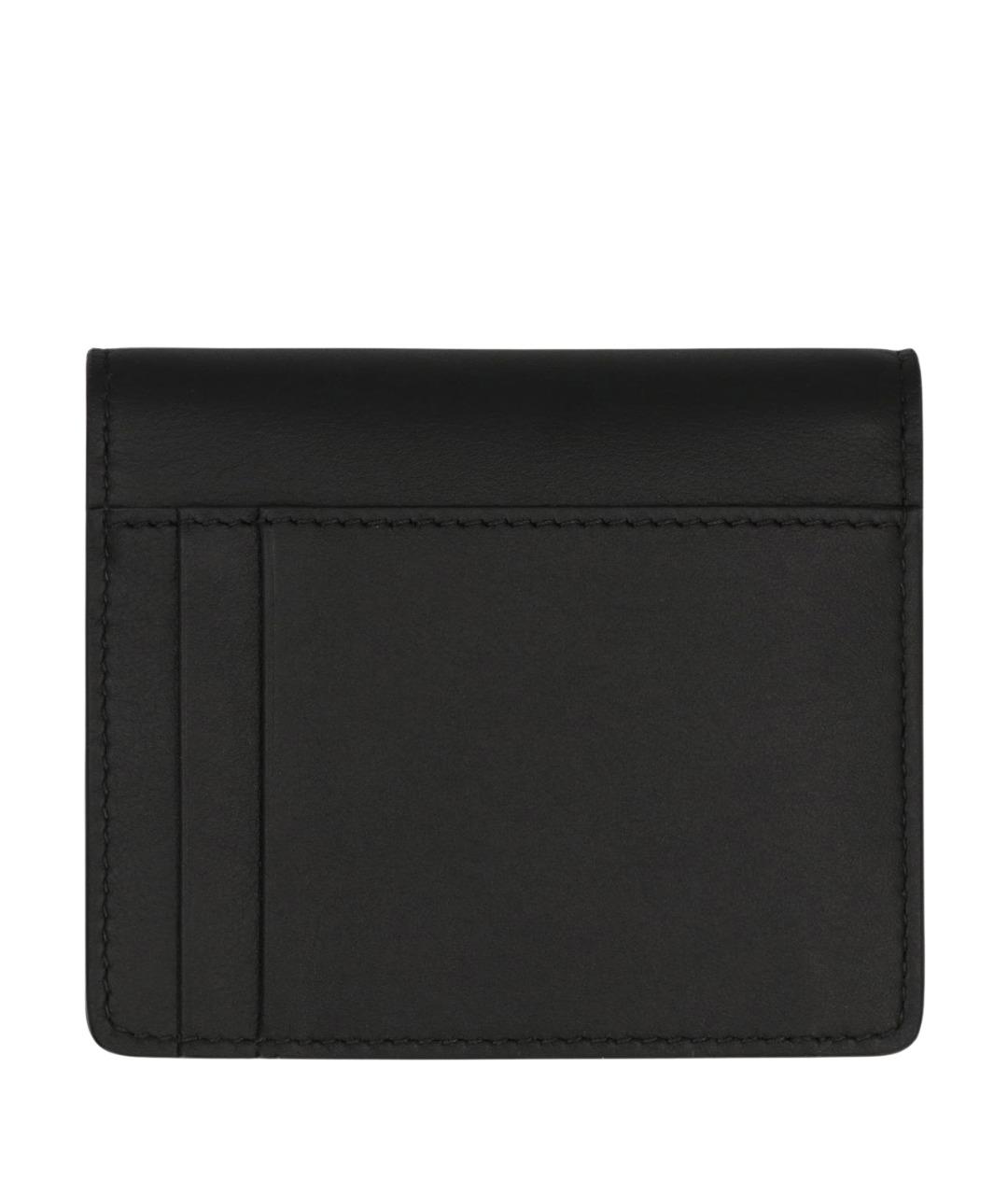 DOLCE&GABBANA Черный кожаный кошелек, фото 2