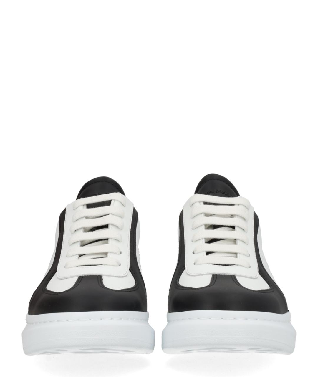 ALEXANDER MCQUEEN Белые кожаные низкие кроссовки / кеды, фото 5