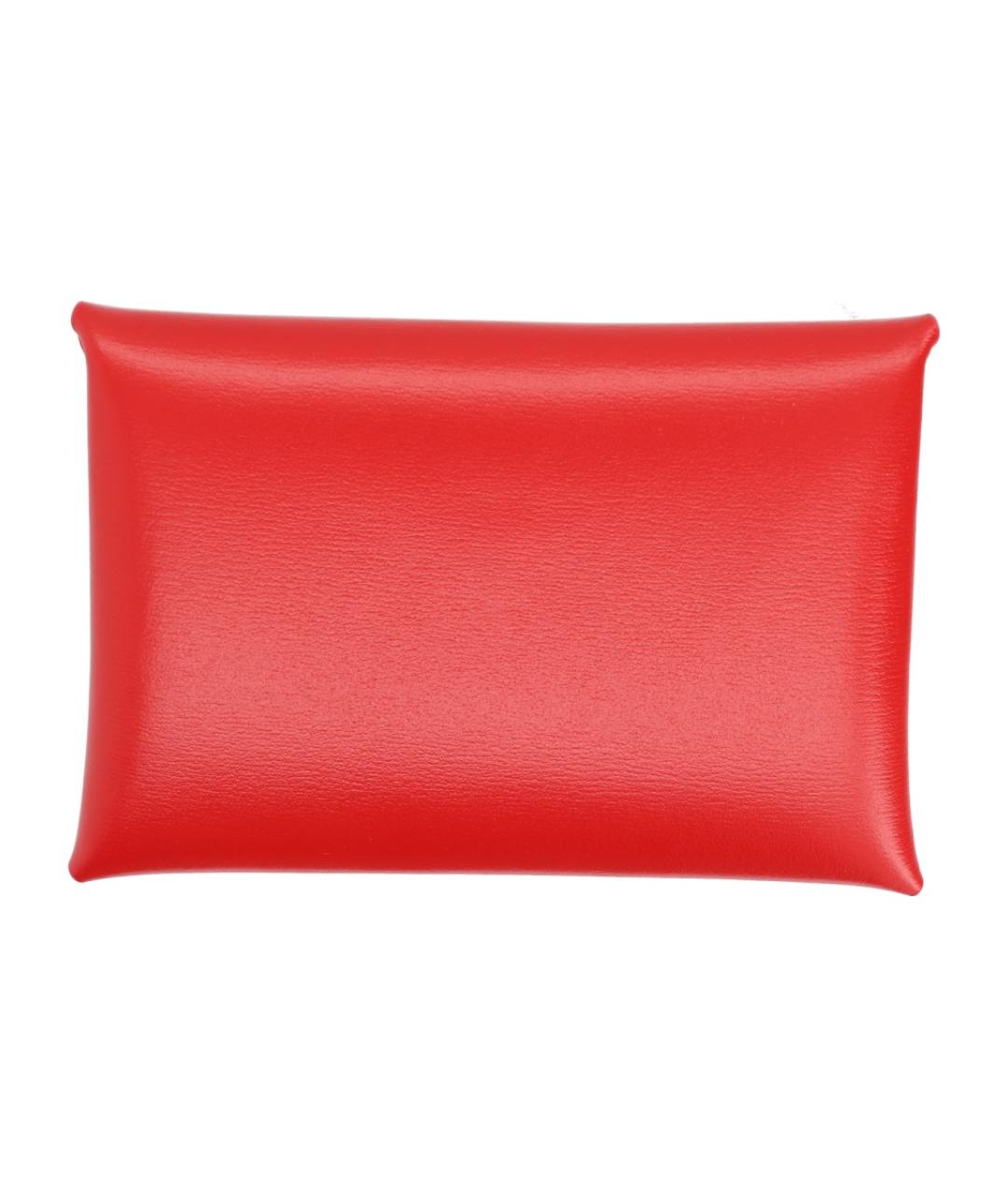 JIL SANDER Красный кожаный кошелек, фото 2