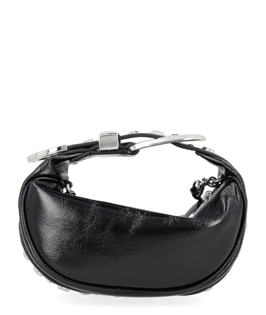 MARC JACOBS Черная кожаная сумка с короткими ручками, фото 2