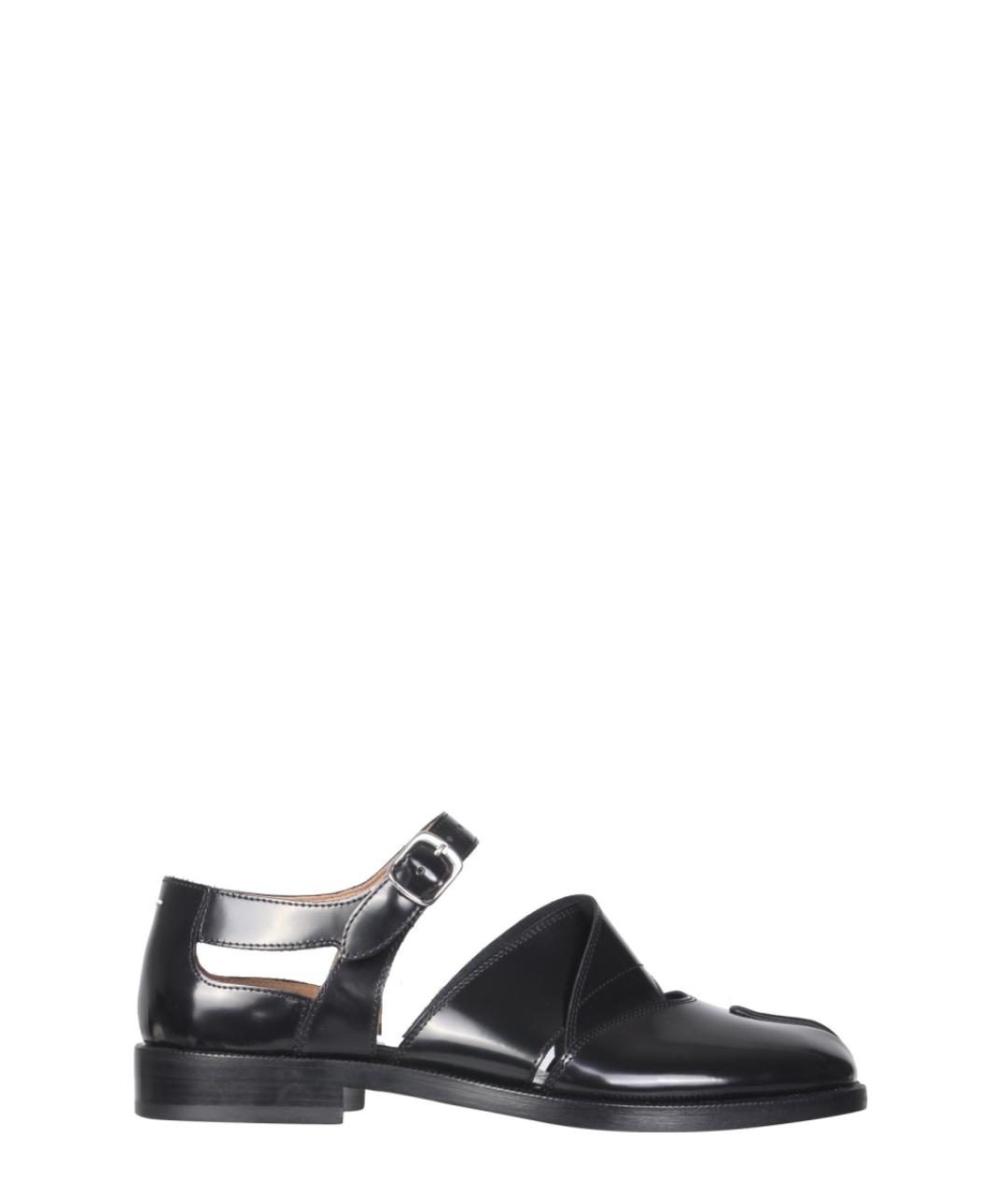 MAISON MARGIELA Черные кожаные сандалии, фото 1