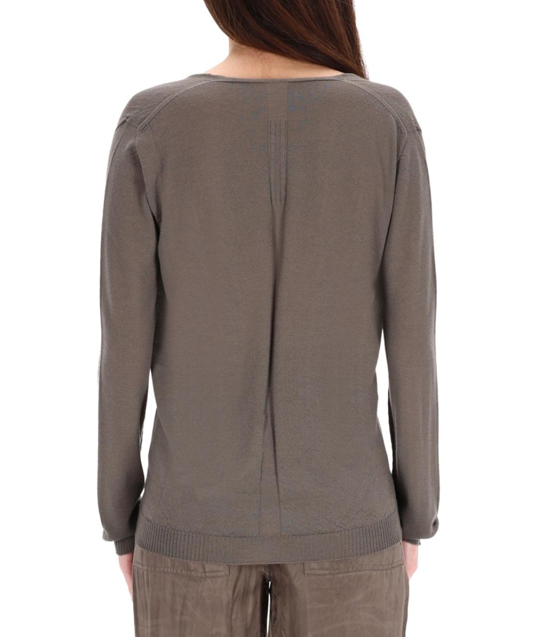 RICK OWENS Черный шерстяной джемпер / свитер, фото 3