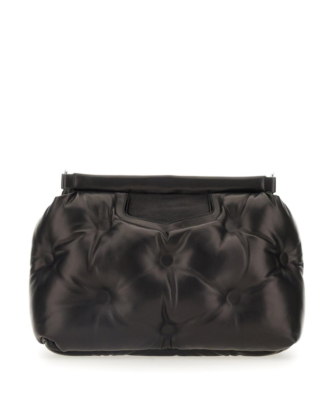 MAISON MARGIELA Черная кожаная сумка на плечо, фото 3