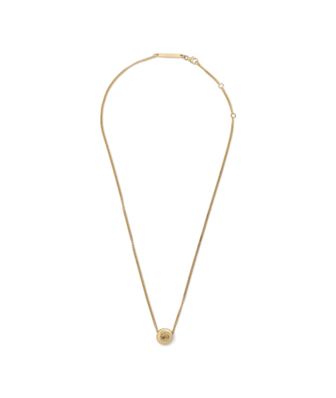 LOEWE Золотая серебряная цепочка, фото 1