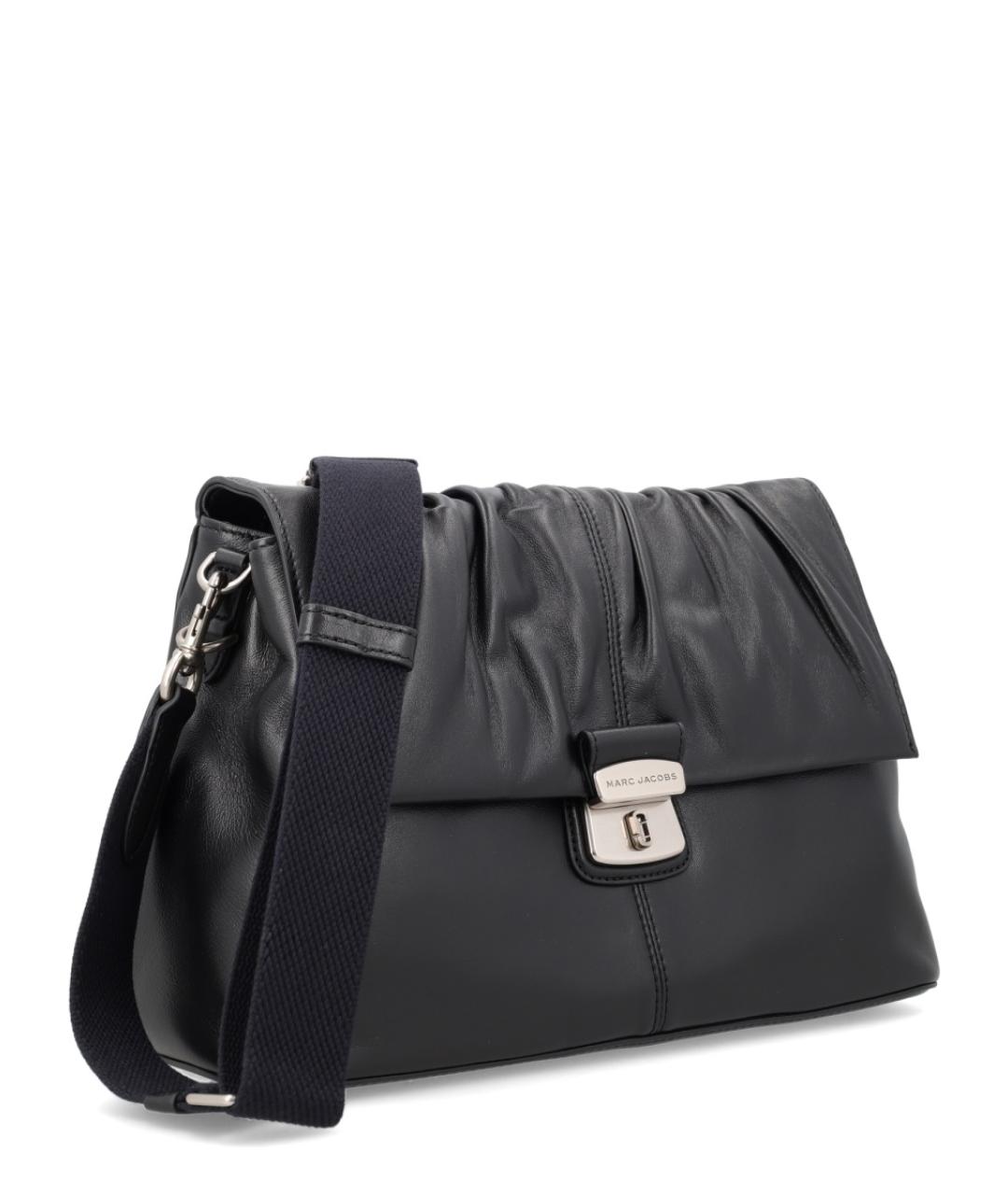 DOLCE&GABBANA Черная кожаная сумка через плечо, фото 1