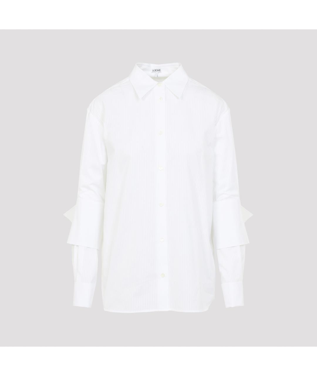 LOEWE Белая хлопковая рубашка, фото 2
