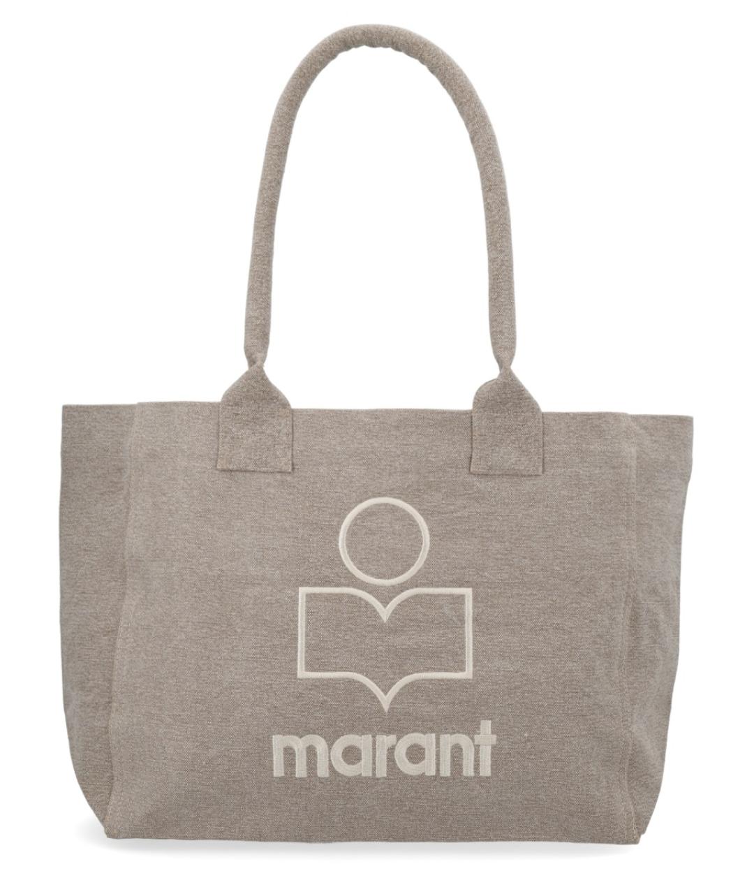 ISABEL MARANT Бежевая хлопковая сумка тоут, фото 1
