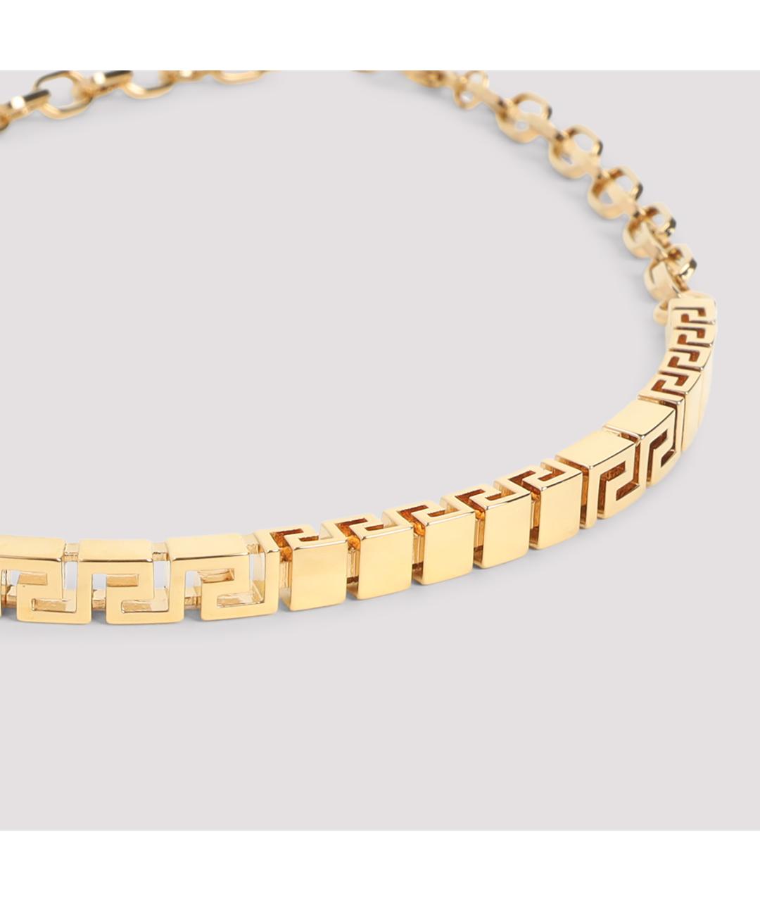 VERSACE Золотой металлический чокер, фото 3