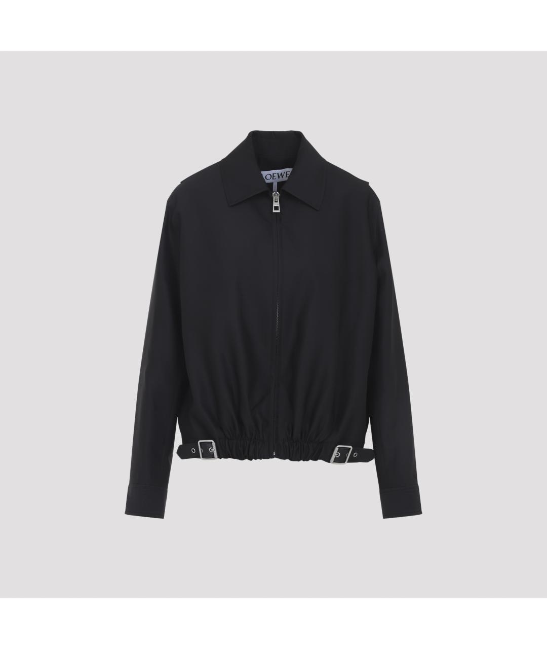 LOEWE Черная шерстяная куртка, фото 3