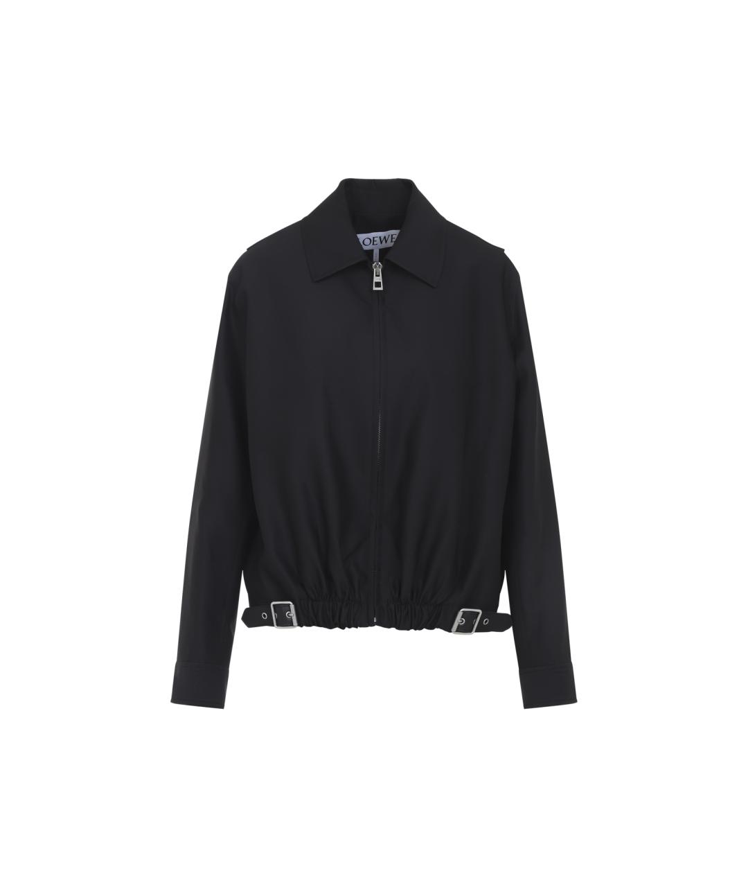 LOEWE Черная шерстяная куртка, фото 1