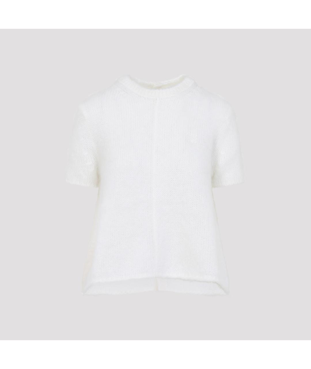 LOEWE Белый полиэстеровый джемпер / свитер, фото 2