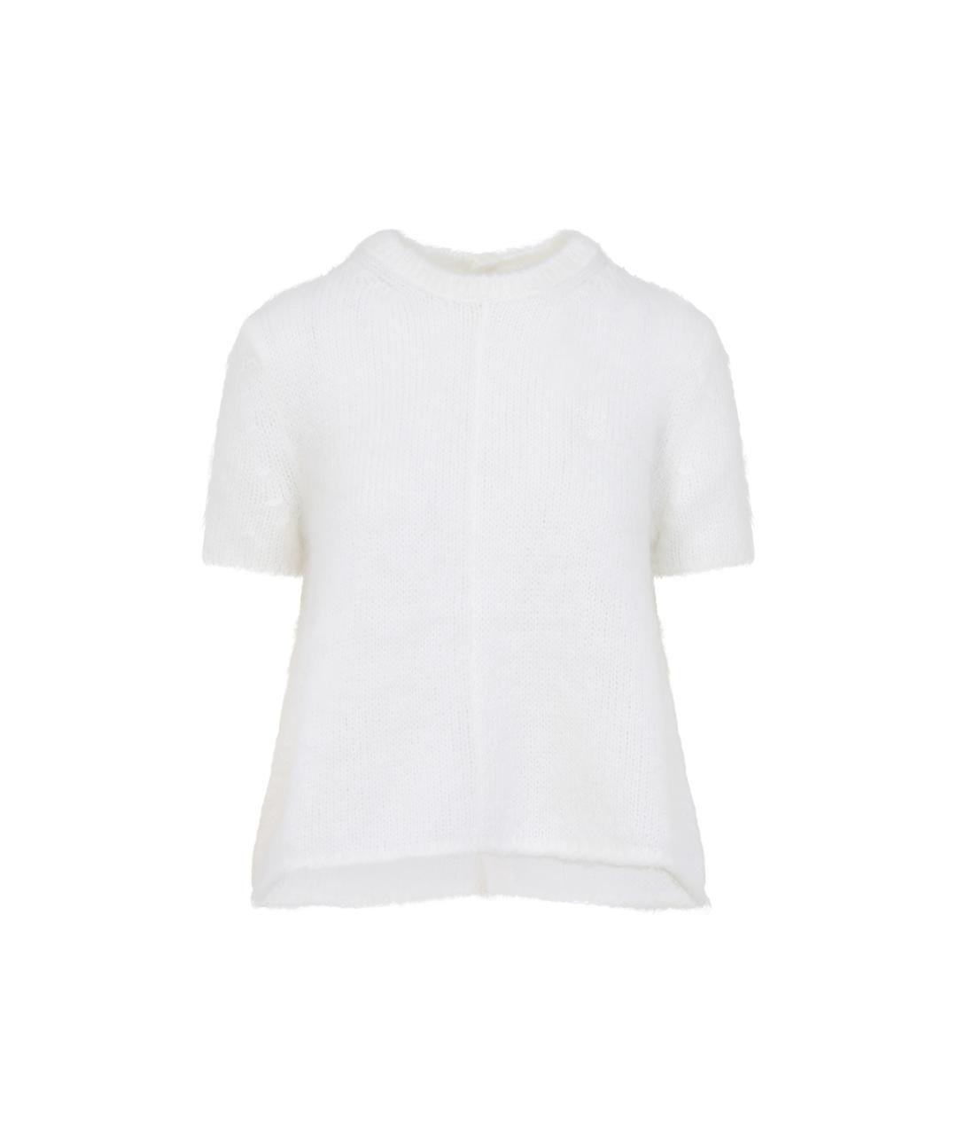 LOEWE Белый полиэстеровый джемпер / свитер, фото 1