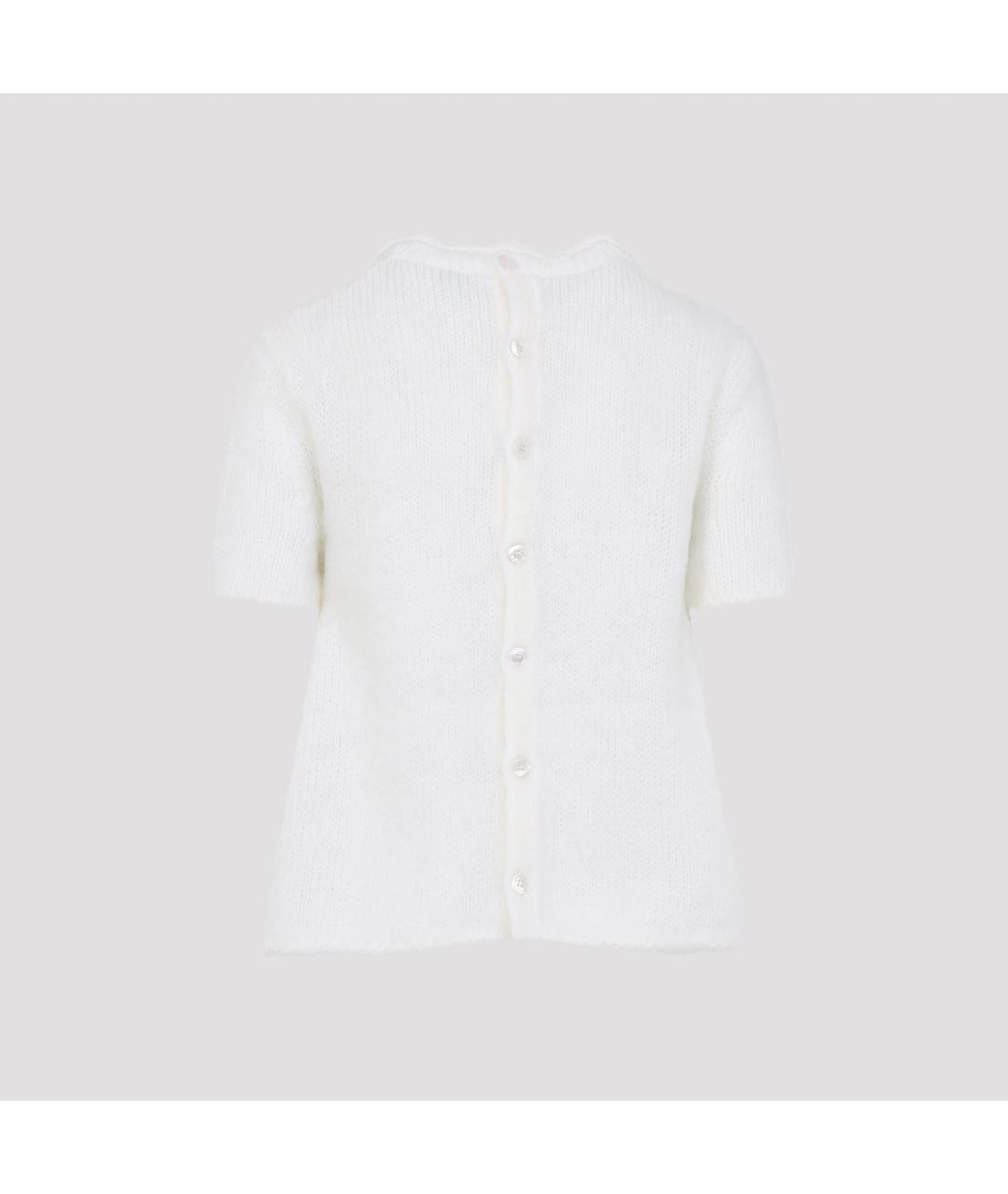 LOEWE Белый полиэстеровый джемпер / свитер, фото 3