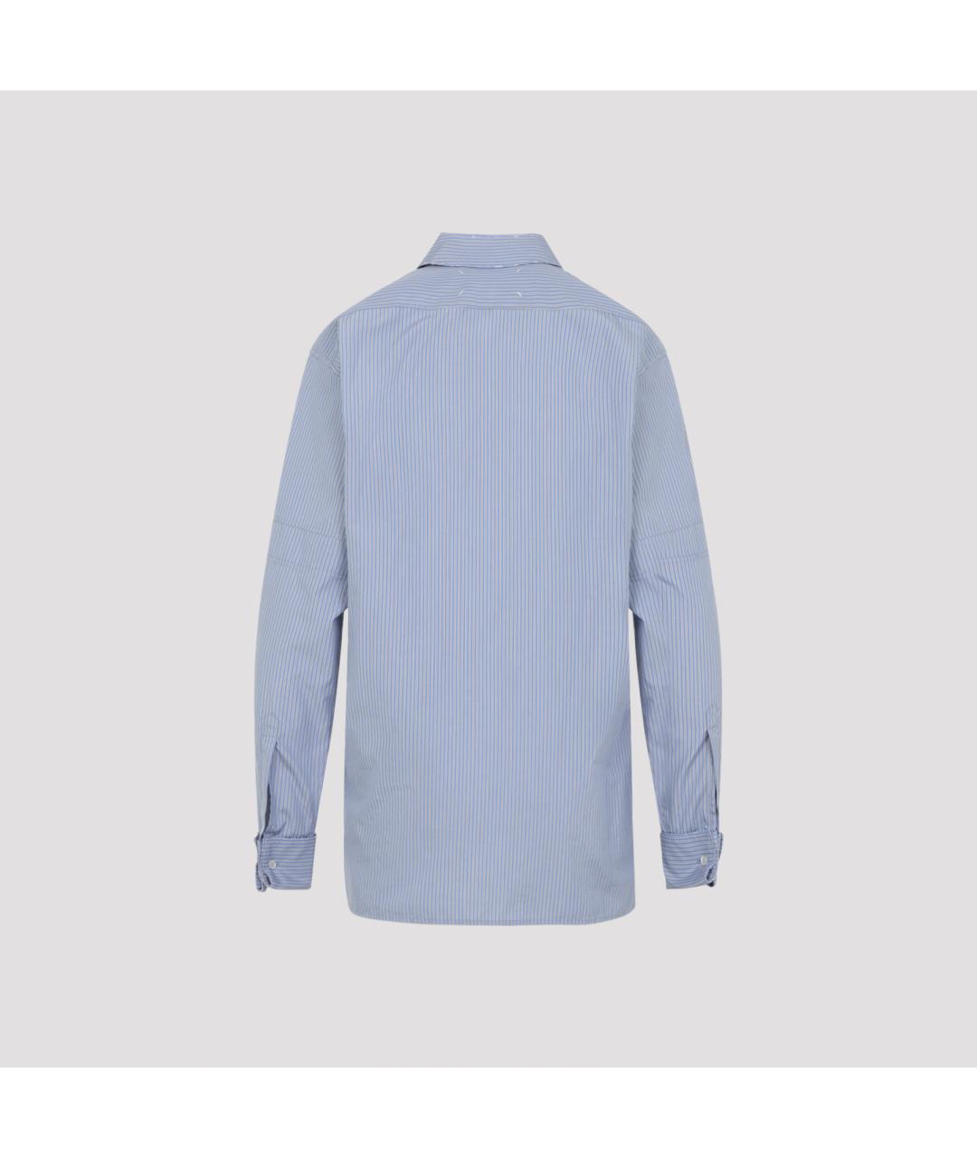 MAISON MARGIELA Синяя хлопковая рубашка, фото 3