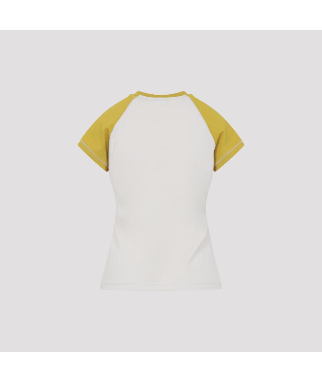 LOEWE Желтая хлопковая футболка, фото 2