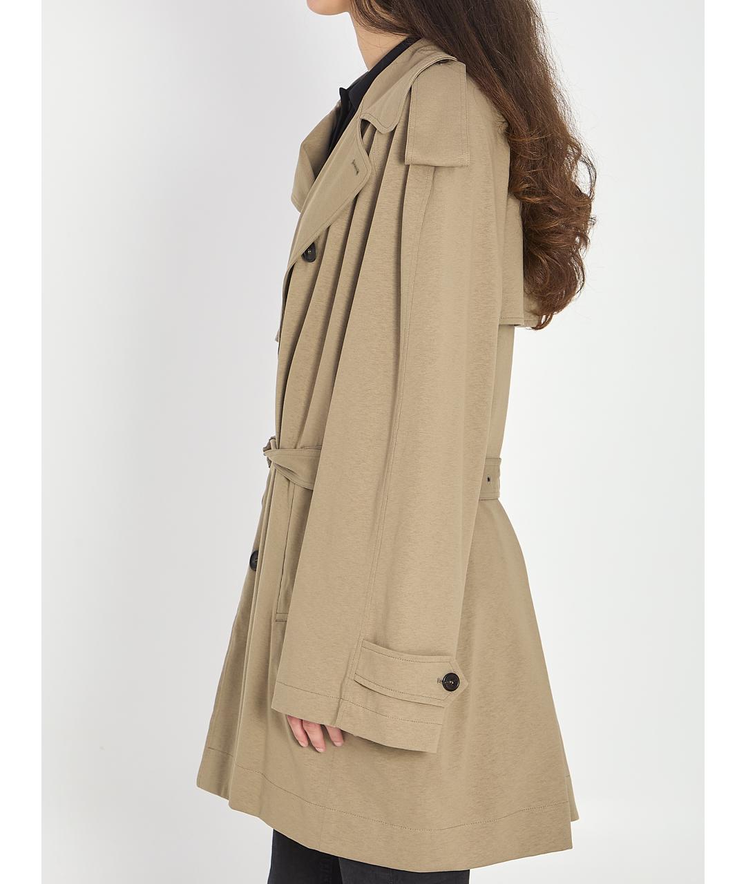 BALENCIAGA Бежевый хлопковый тренч/плащ, фото 6