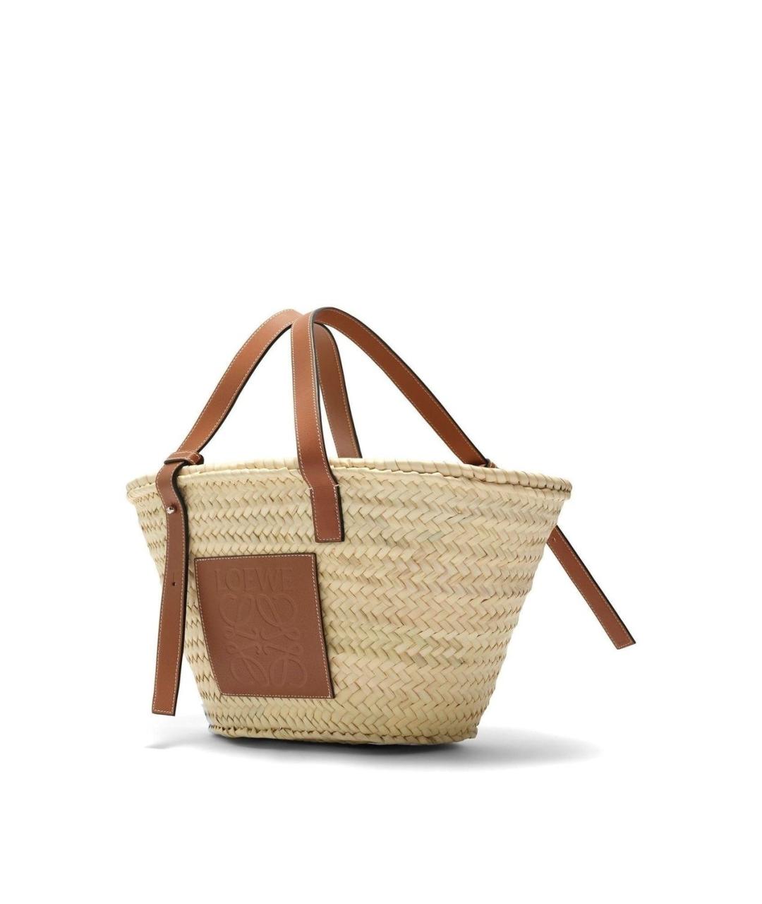 LOEWE Бежевая сумка тоут, фото 3