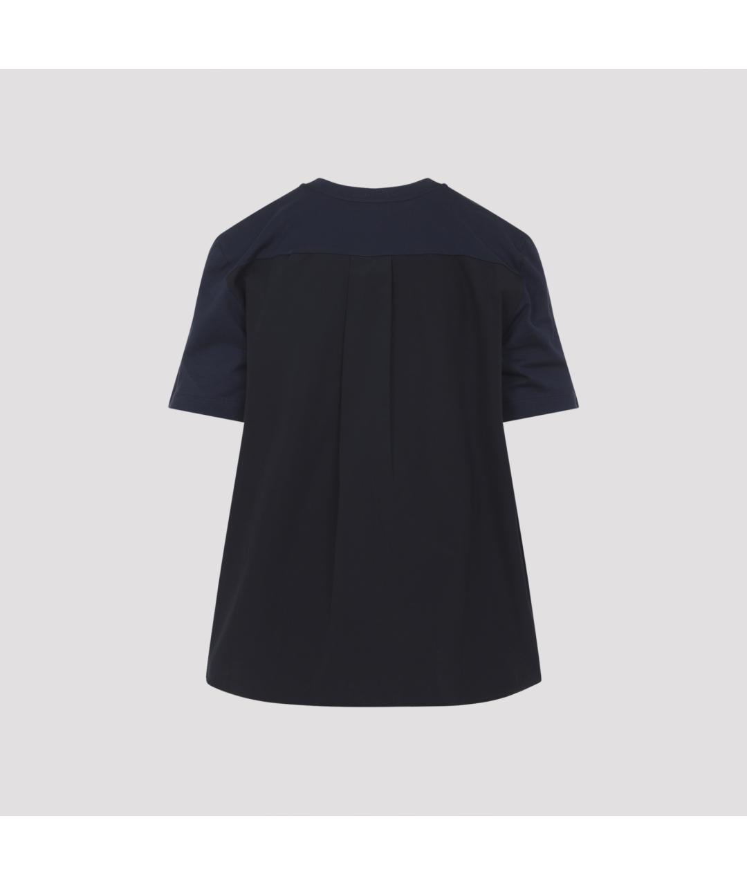 MARNI Синяя хлопковая футболка, фото 3