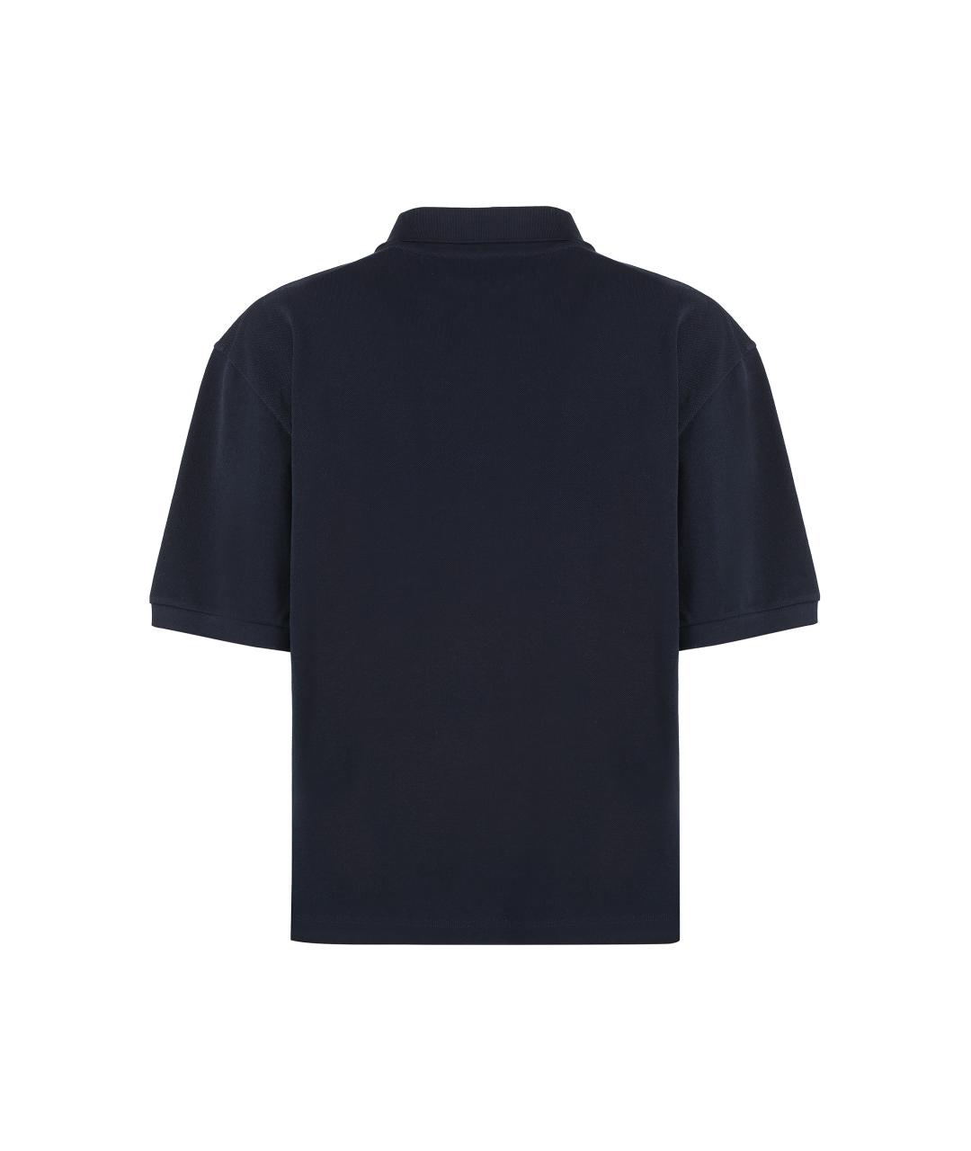 MIU MIU Синяя хлопковая футболка, фото 2