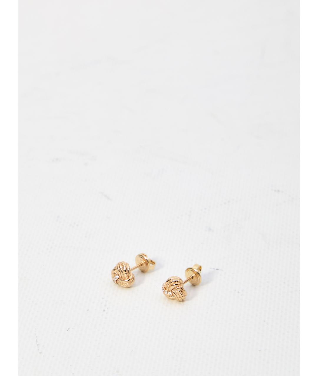 BOTTEGA VENETA Золотые серебряные серьги, фото 2