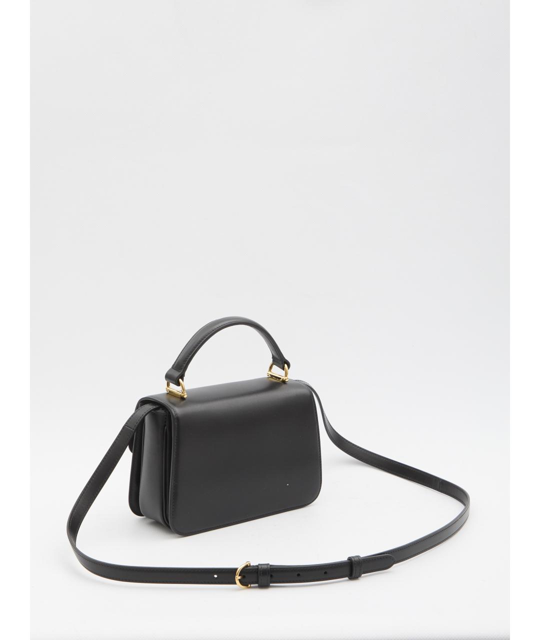 GUCCI Черная кожаная сумка с короткими ручками, фото 4