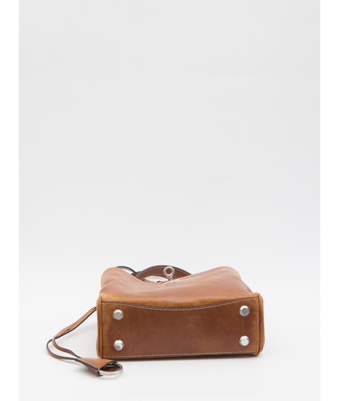 BALENCIAGA Коричневая кожаная сумка тоут, фото 6