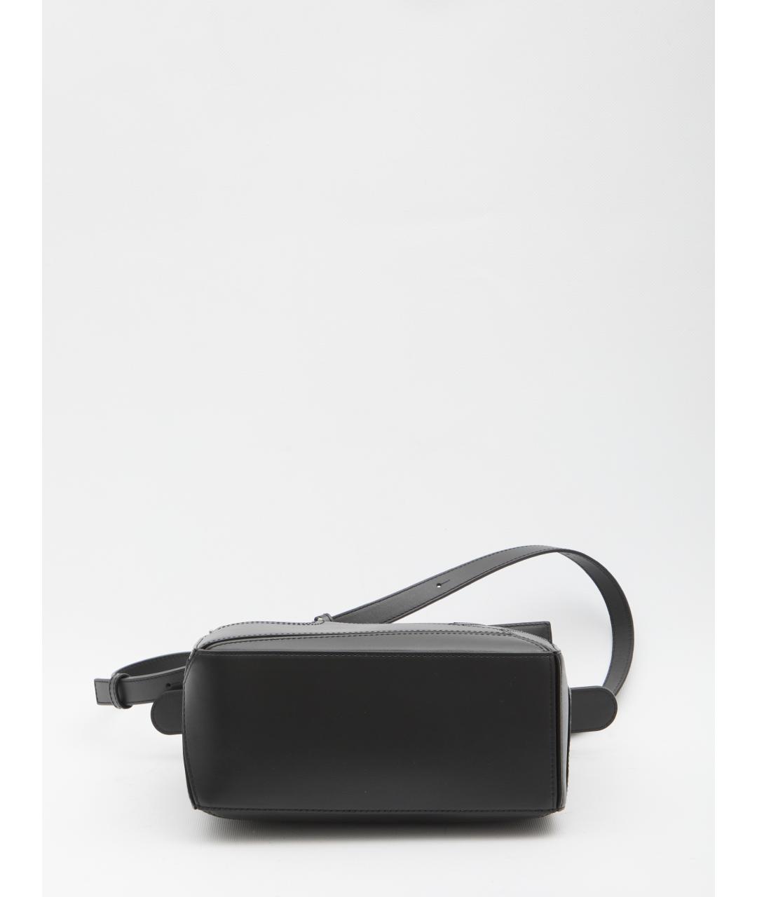 LOEWE Черная кожаная сумка через плечо, фото 6