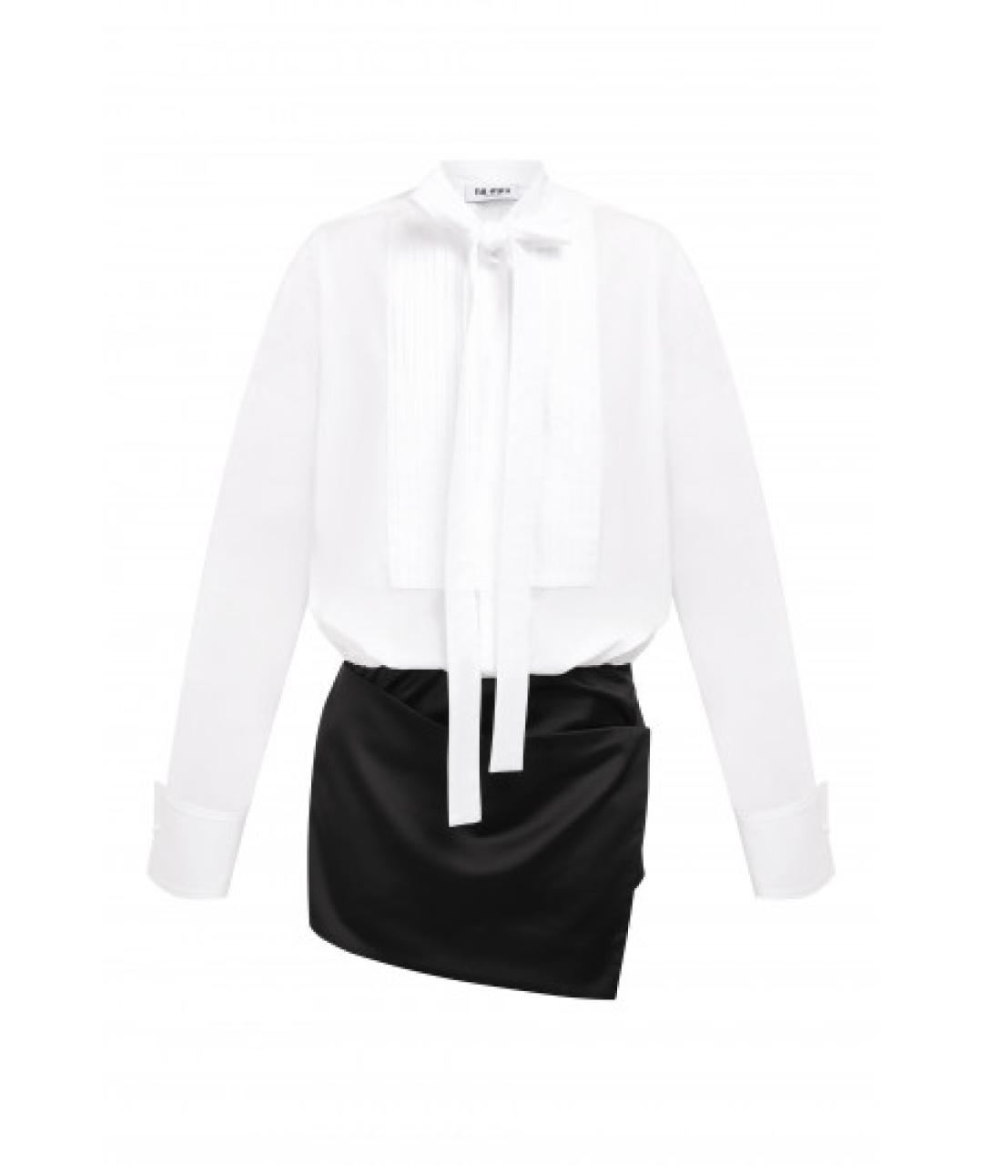 THE ATTICO Белое хлопковое повседневное платье, фото 1