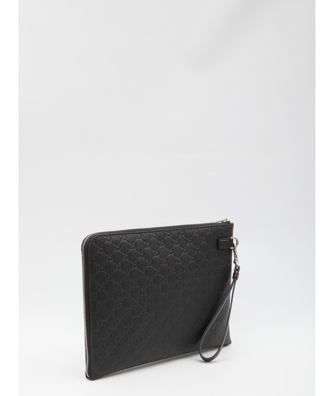 GUCCI Черная кожаная папка для документов, фото 2